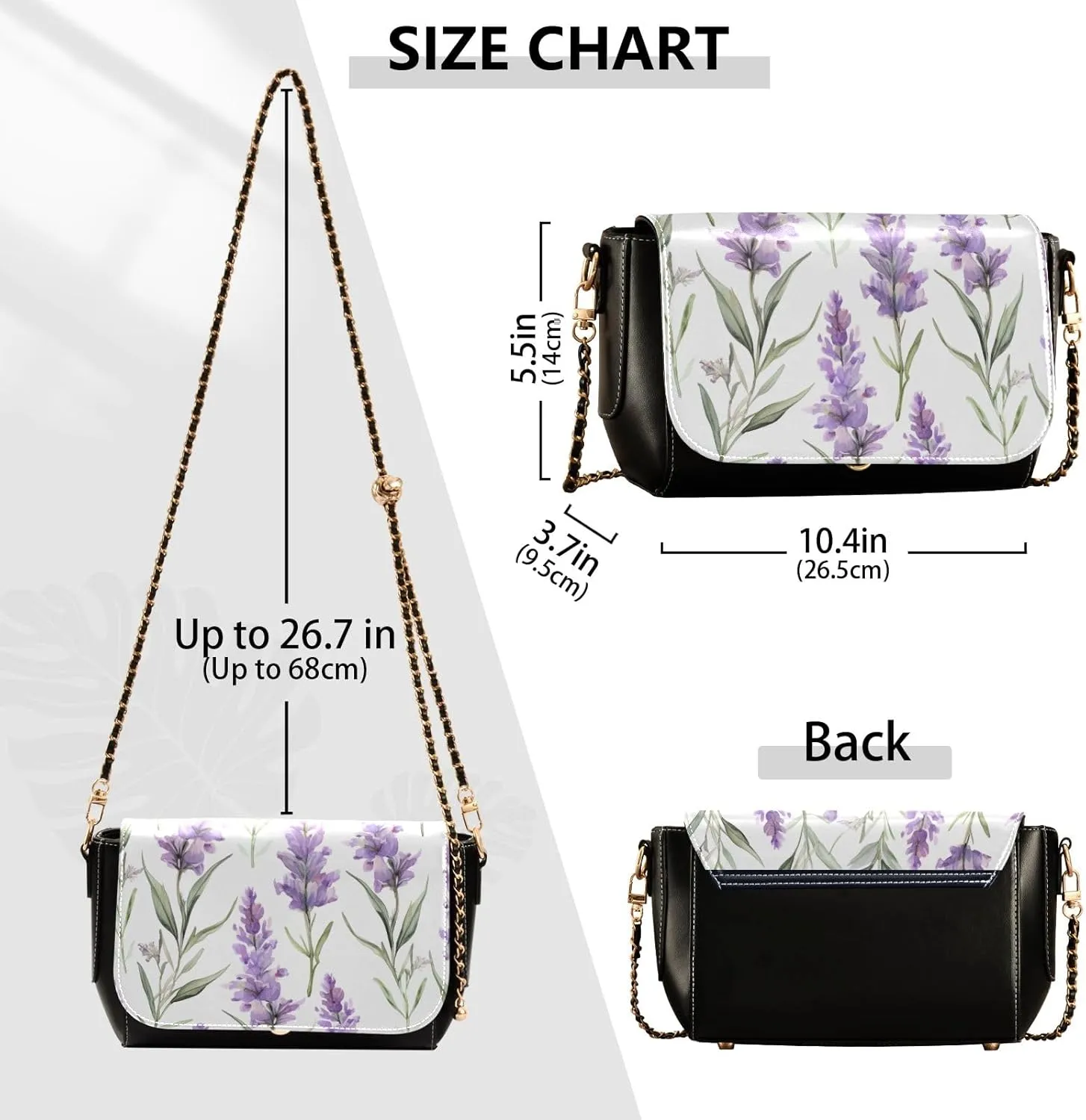 Painting of a Whale in the Sky Womens Crossbody Bag Leather, Leather Purses for Women, Shoulder Bag with Magnetic Closure
