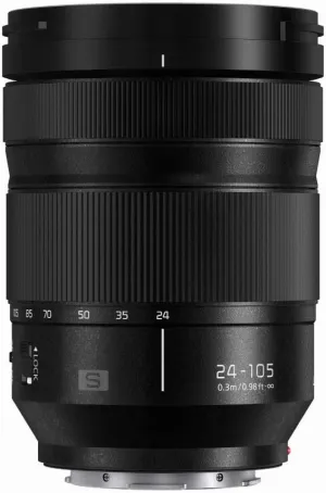 Panasonic LUMIX S 24-105mm F4 Lens, Full-Frame L Mount, Optical Image Stabilizer and Rugged Dust/Splash/Freeze-Resistant S-R24105 (USA), Black