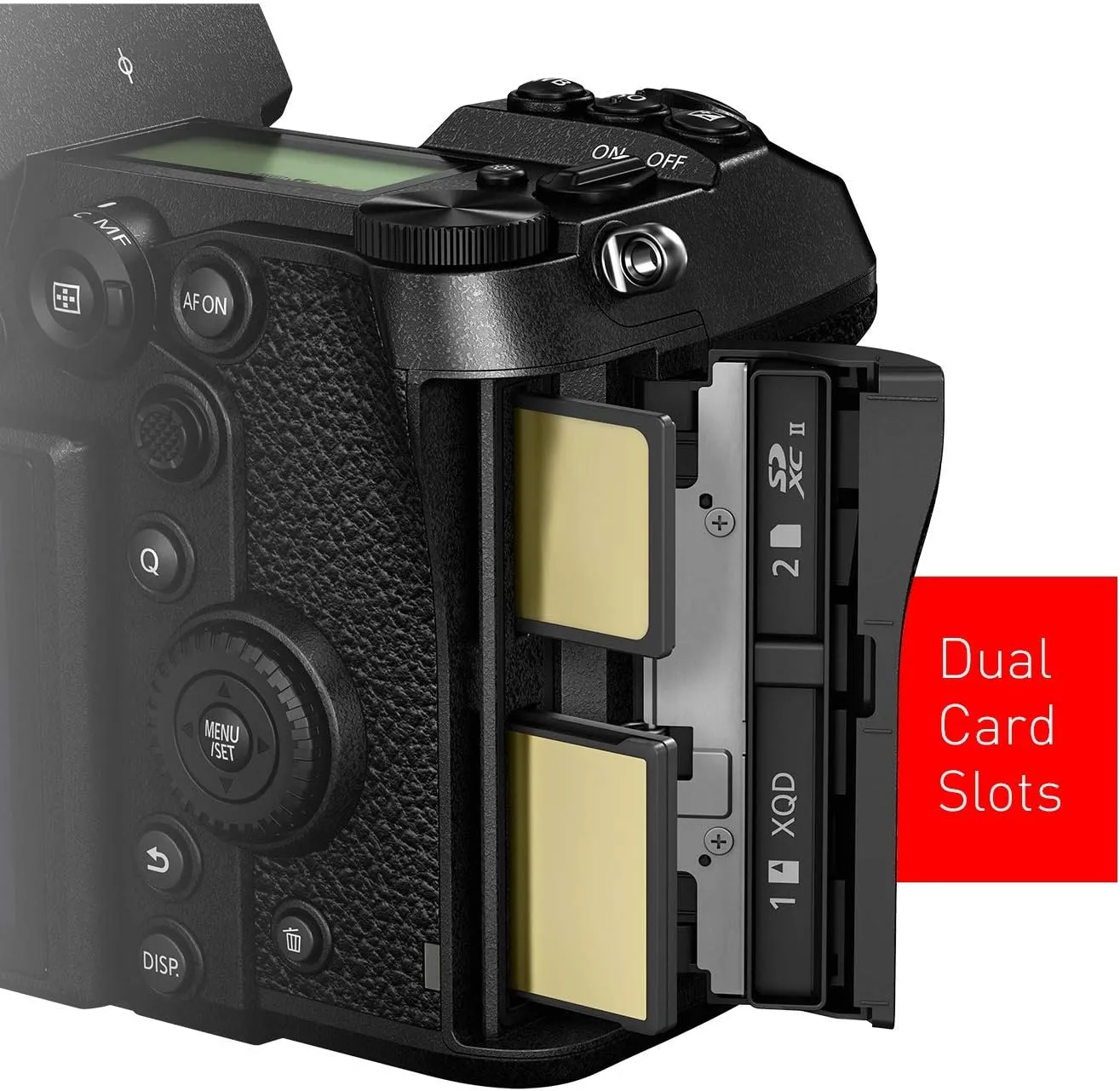 Panasonic LUMIX S1R Full Frame Mirrorless Camera with 47.3MP MOS High Resolution Sensor, L-Mount Lens Compatible, 4K HDR Video and 3.2” LCD - DC-S1RBODY (Renewed)