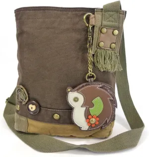 Patch Crossbody Bag-Hedgehog(DarkBrn)