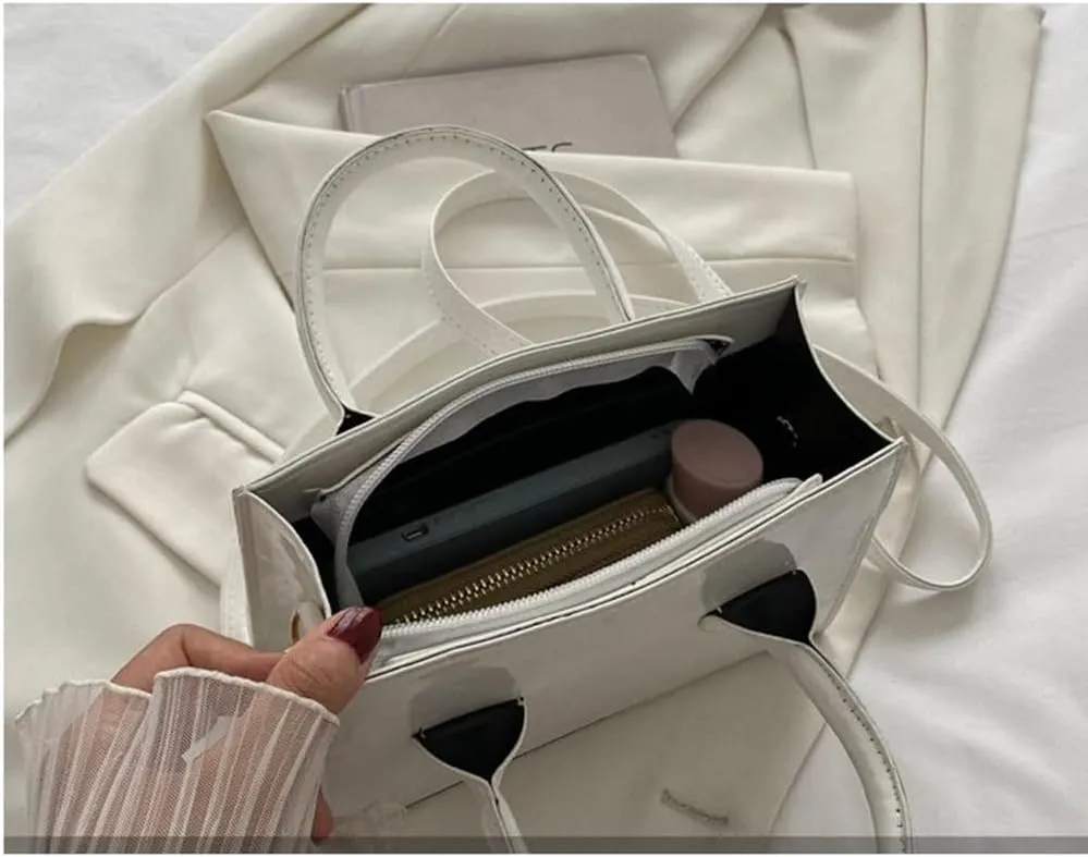 Patent Leather Handbag Shinny Clutch Purse Mini Shoulder Bag Evening Purse for Women