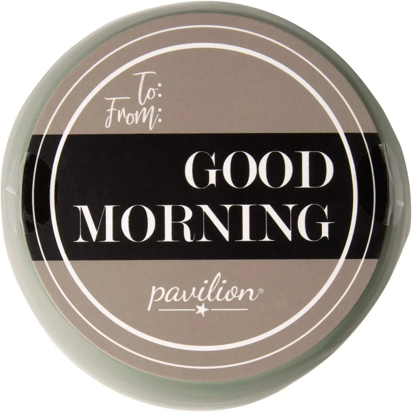 Pavilion Gift Company Good Morning Gorgeous 16 oz Mug, 1 Count (Pack of 1), Green