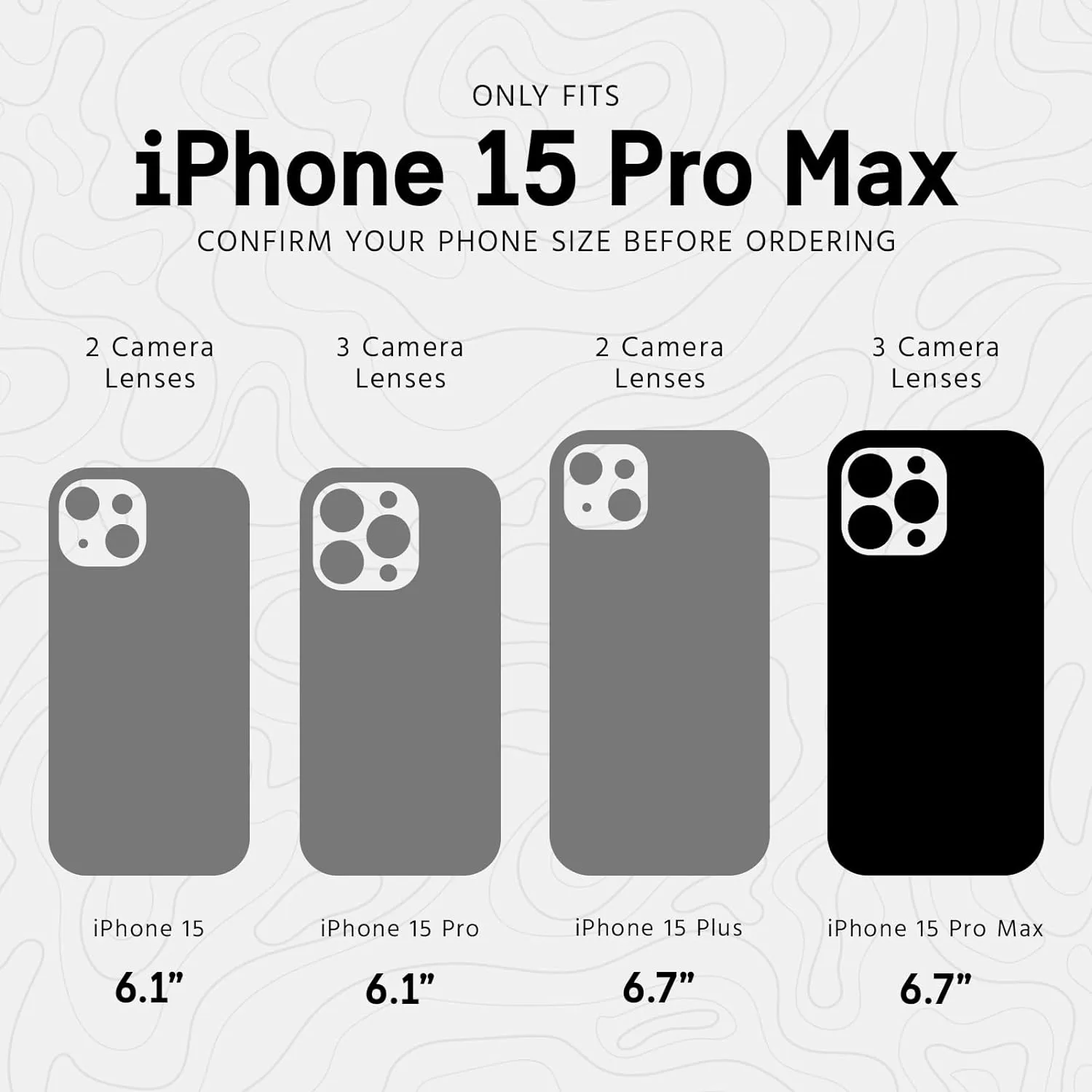 Pelican Ranger Series - iPhone 15 Pro Max Case 6.7" [Compatible with MagSafe] Magnetic Phone Case with Anti-Scratch Tech [12ft MIL-Grade Drop Protection] Protective Cover for iPhone 15 Pro Max - Black