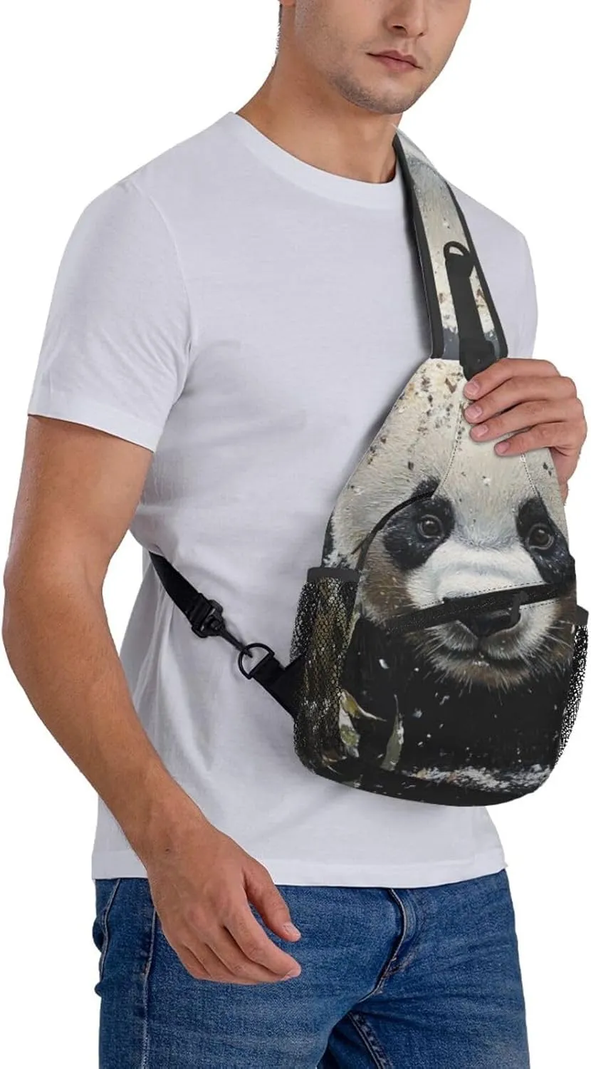 penguins Men's And Women's Small Crossbody Bags Chest Bags Daily Bags Are Suitable For Outdoor Hiking Trips