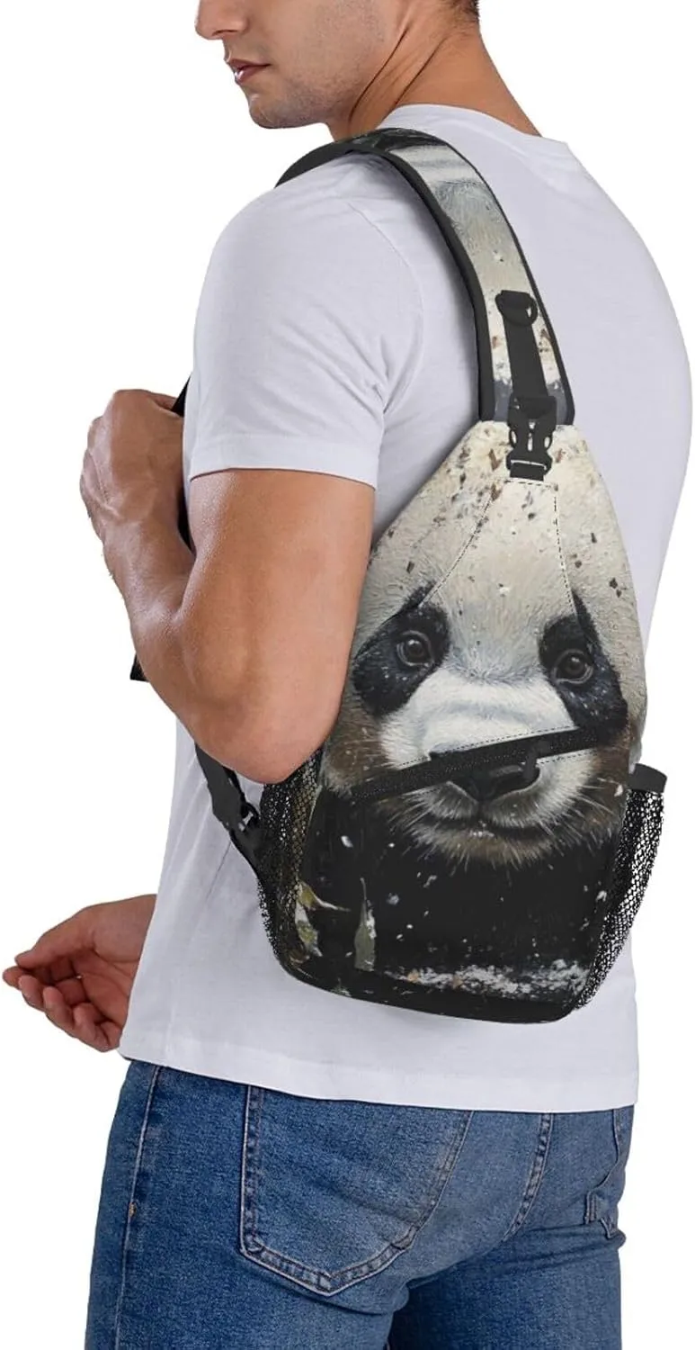 penguins Men's And Women's Small Crossbody Bags Chest Bags Daily Bags Are Suitable For Outdoor Hiking Trips
