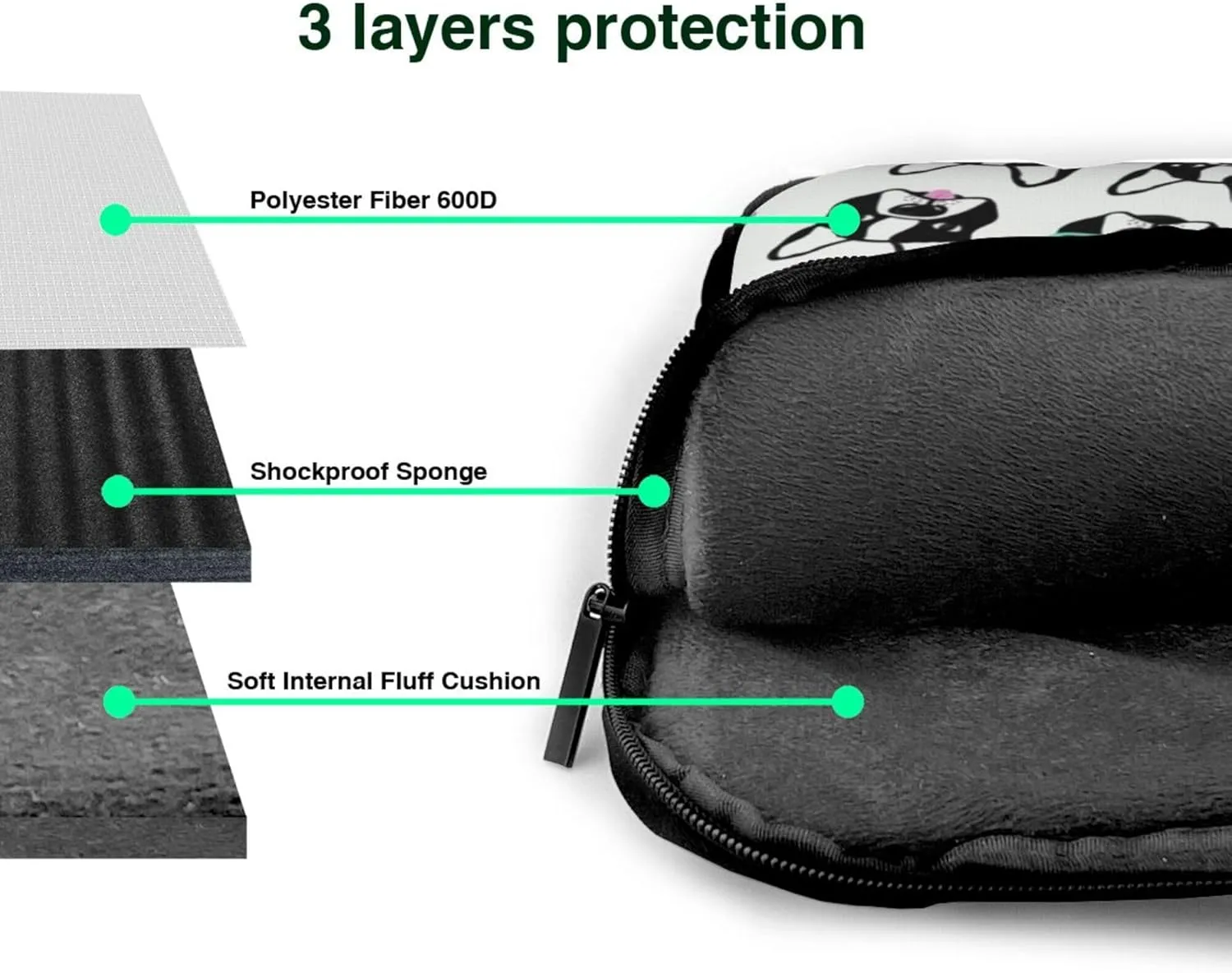 Pentagram Demon Goat Head Laptop Shoulder Bag ​for Men Women, Computer Carrying Case Messenger Bag with Strap