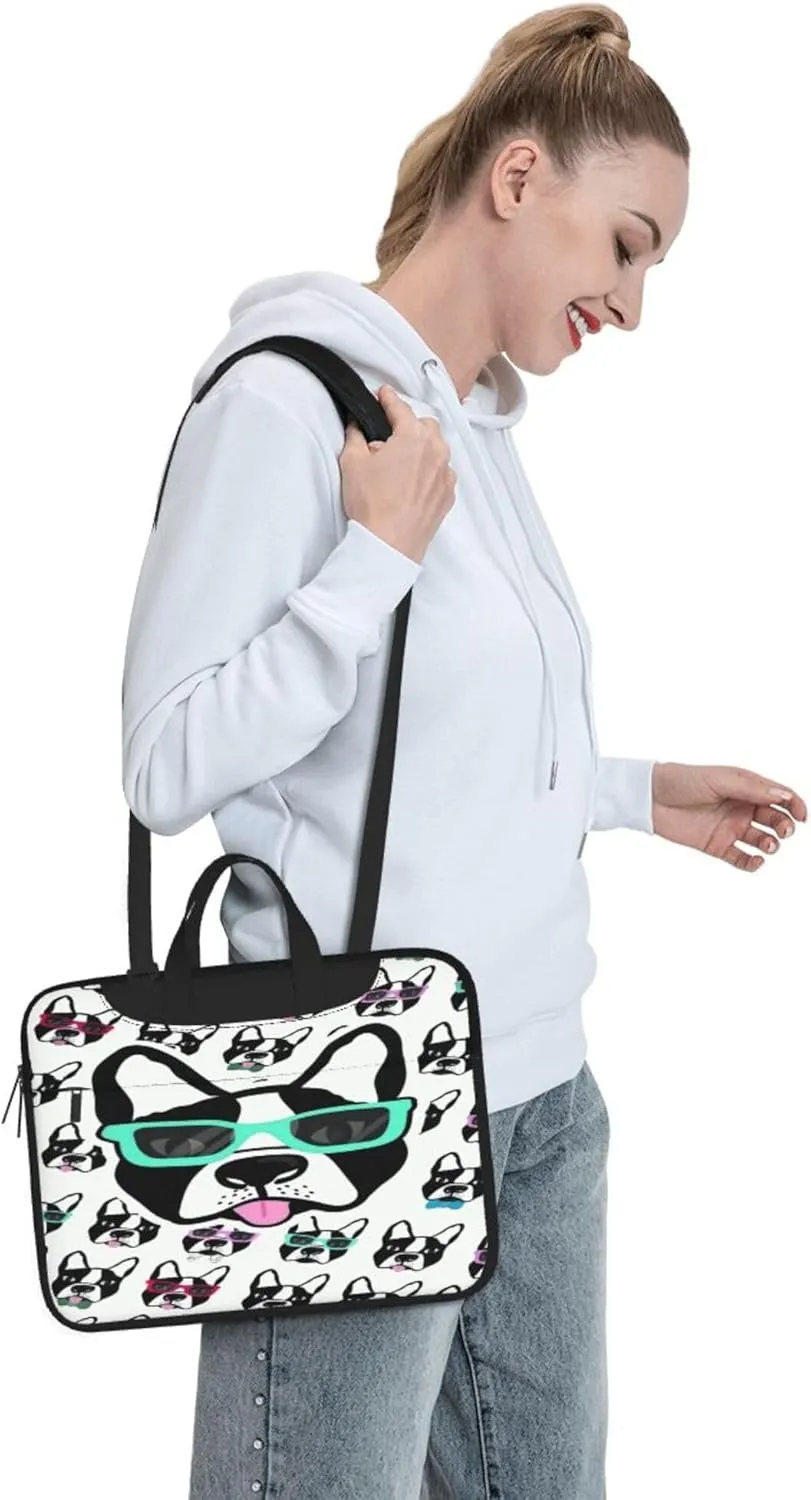 Pentagram Demon Goat Head Laptop Shoulder Bag ​for Men Women, Computer Carrying Case Messenger Bag with Strap