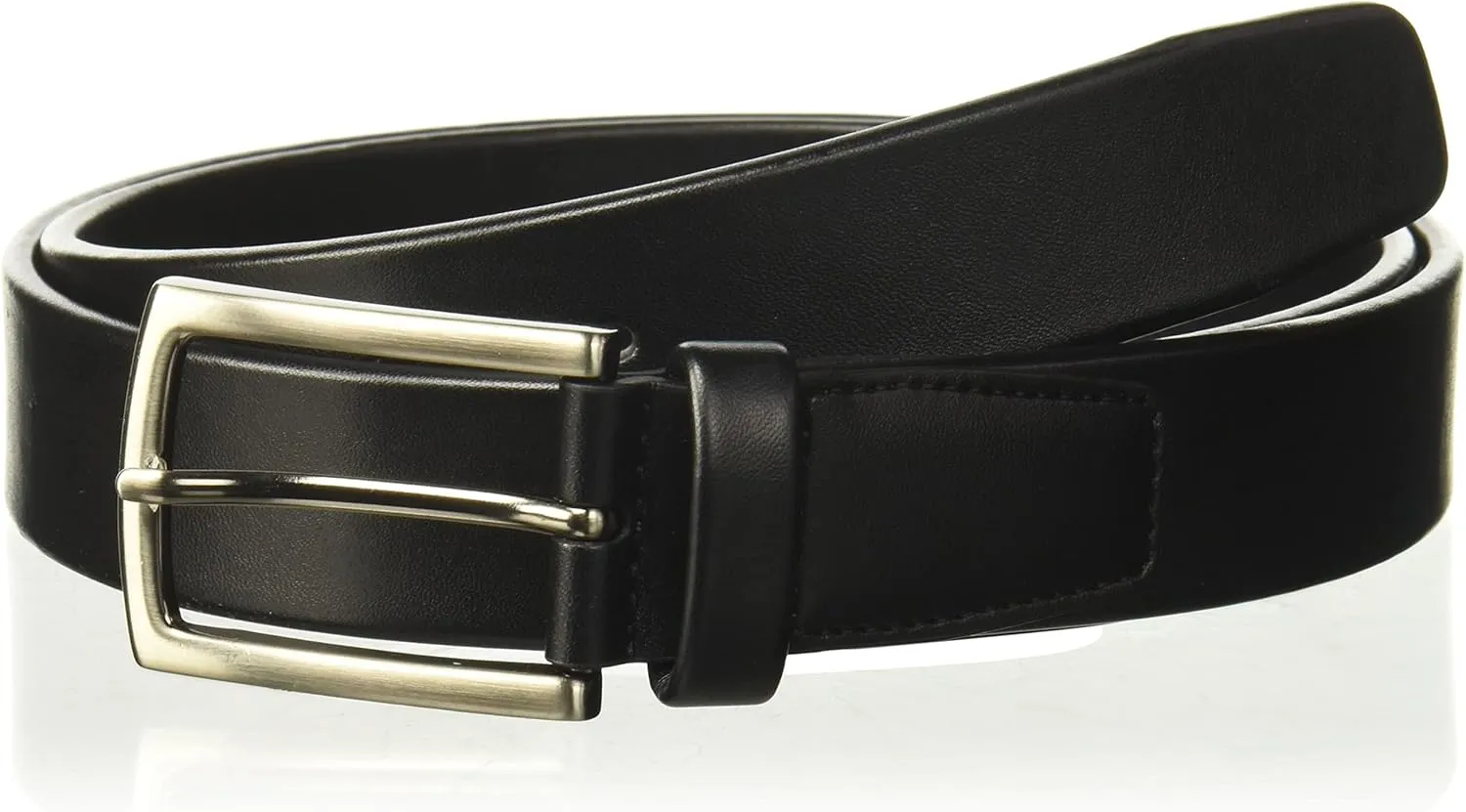Perry Ellis Men's Tubular Leather Dress Belt