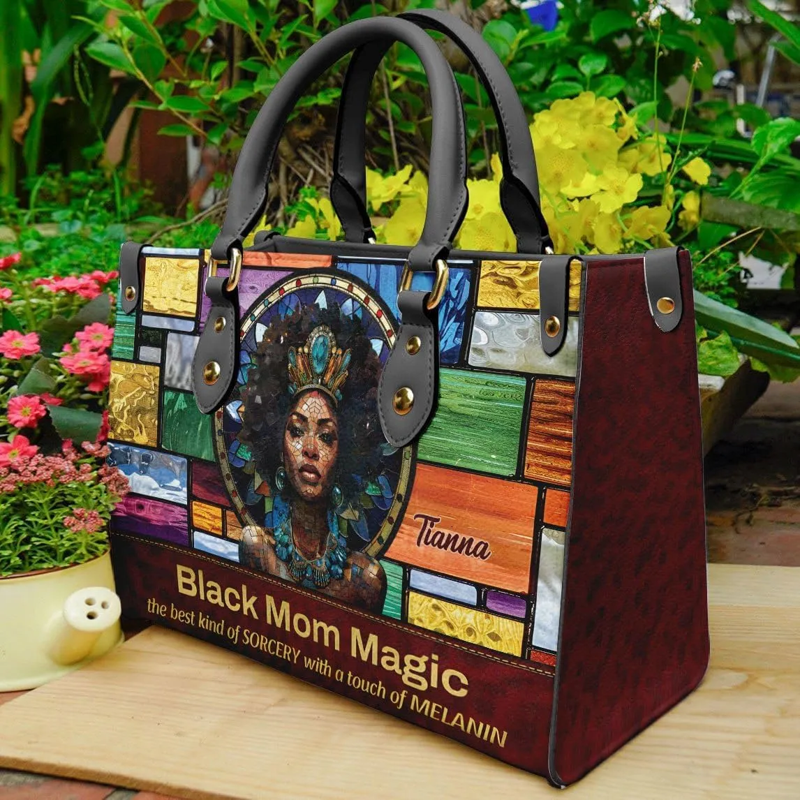 Personalized Handbags for Women, Custom Name Leather Handbags,Mother's Day Gift