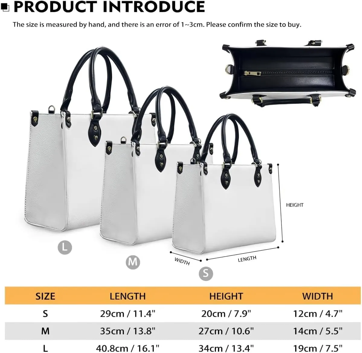 Personalized Handbags for Women, Custom Name Leather Handbags,Mother's Day Gift