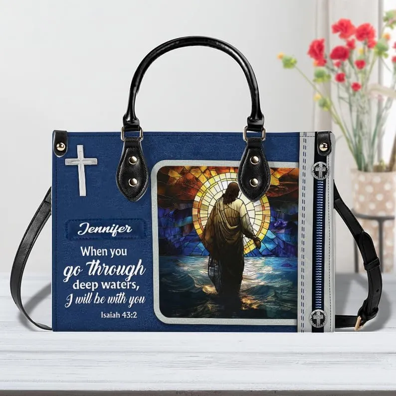 Personalized Leather Handbags for Women, Perfect Gifts for Christian, Handbags, Tote Bag Gift, Mother's Day Gift