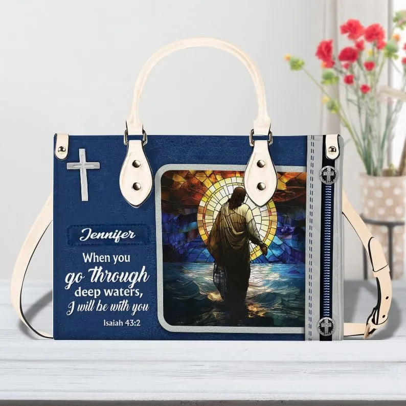 Personalized Leather Handbags for Women, Perfect Gifts for Christian, Handbags, Tote Bag Gift, Mother's Day Gift