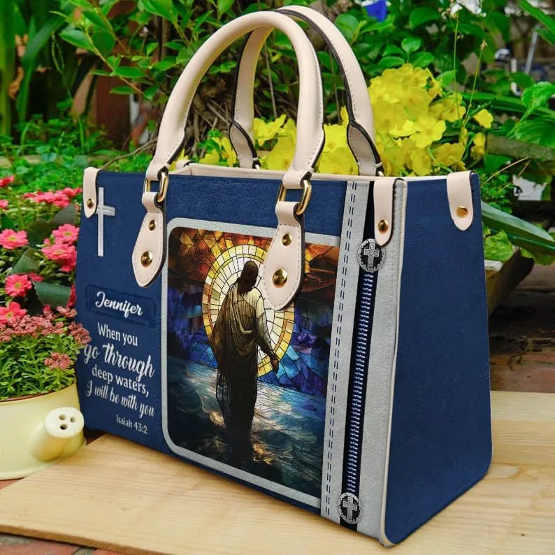 Personalized Leather Handbags for Women, Perfect Gifts for Christian, Handbags, Tote Bag Gift, Mother's Day Gift