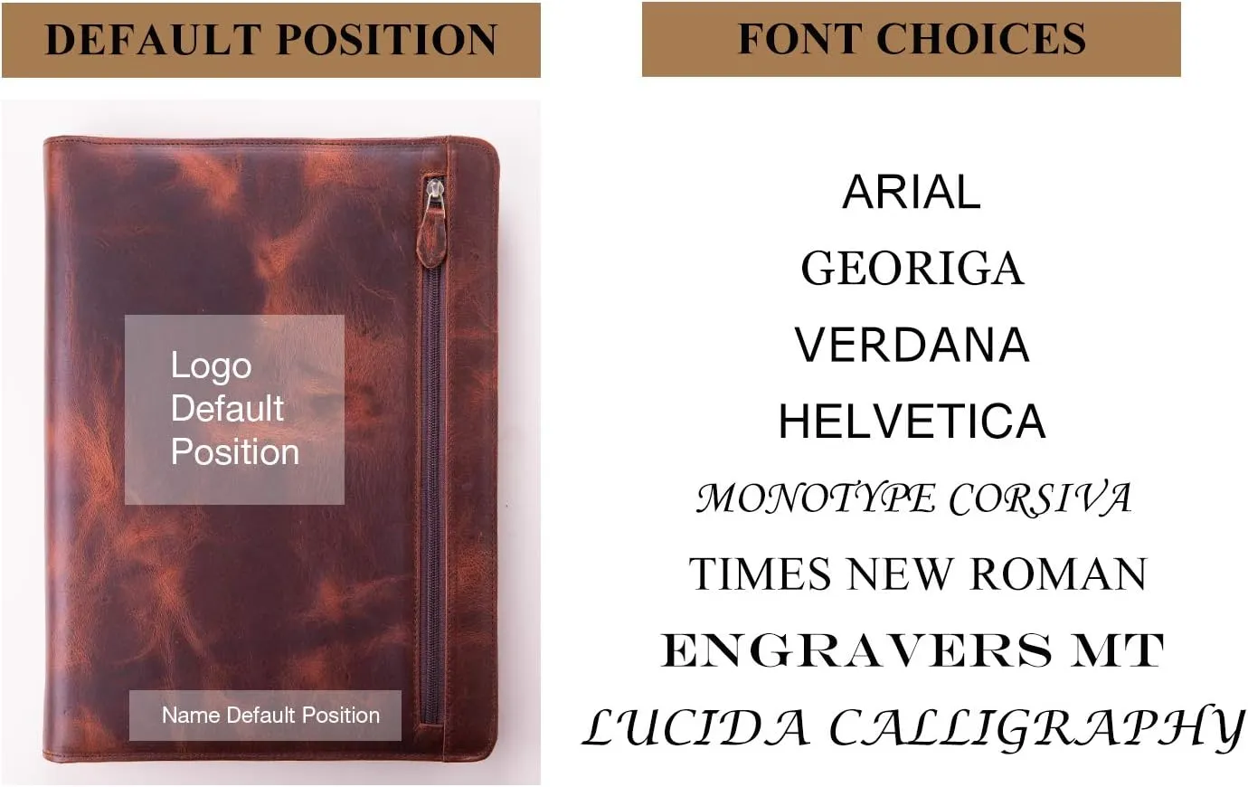 Personalized Leather Portfolio Padfolio for Men, Engraved Gifts for Father's Day for Husband from Wife, Customized Leather Gifts Present for Son/Dad, for Birthday, Oil Wax