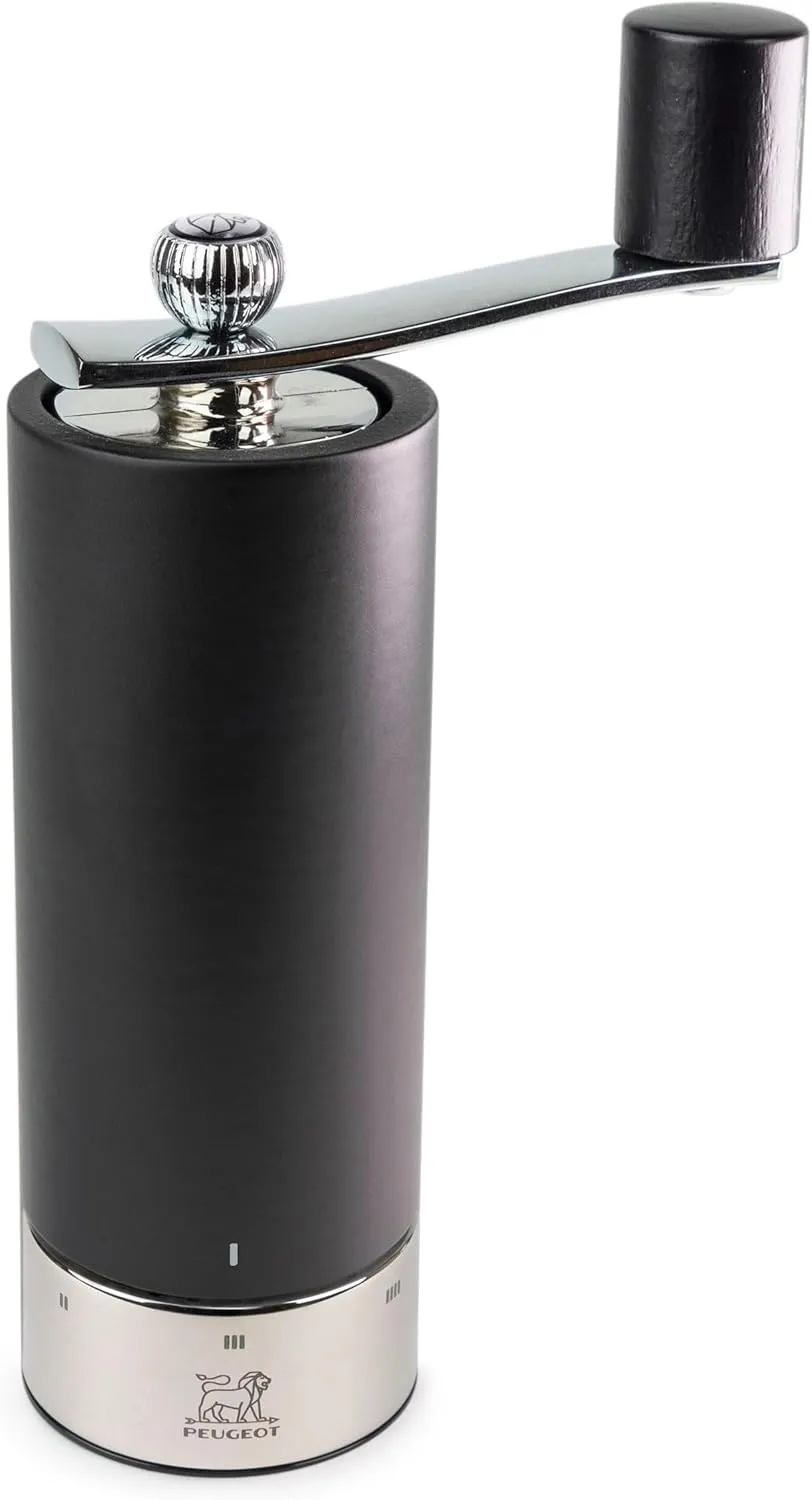 Peugeot 37758 Isen Pepper Mill 18 cm-7in, Black