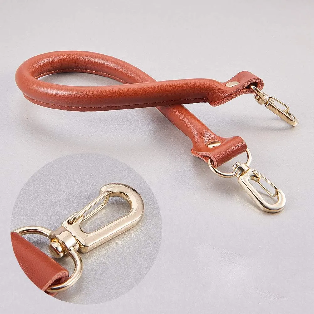 PH PandaHall 2pcs Purse Strap Replacement 15.7” Leather Replacement Handles Peru Purses Straps Handbags Bag Strap with 0.6" Swivel Lobster Buckles for Handbag Tote Bag Shoulder Bag Making