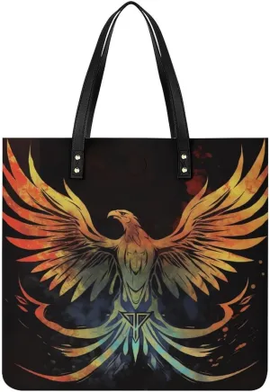 Phoenix Tote Bag Durable Water-Resistant Handbags Lightweight Tote for Travel Work Book