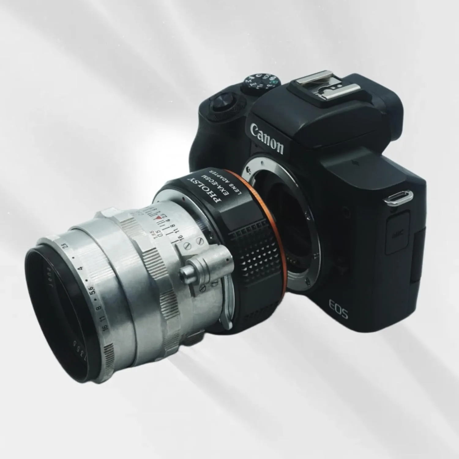 PHOLSY Lens Adapter Exakta to EF-M Compatible with Exakta (Not Compatible with Topcon) Lens to Canon EF-M (EOS M) Camera EOS M, M2, M3, M5, M6, M10, M50, M100, M200, M50 II, M6 II, Exakta to EOSM