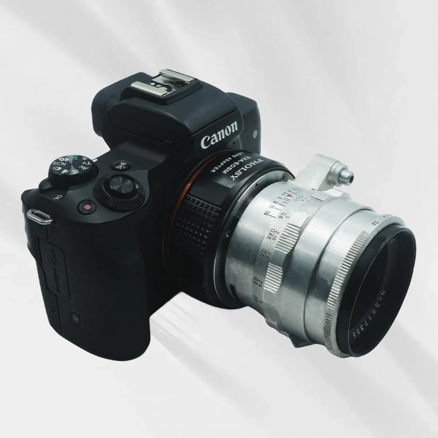 PHOLSY Lens Adapter Exakta to EF-M Compatible with Exakta (Not Compatible with Topcon) Lens to Canon EF-M (EOS M) Camera EOS M, M2, M3, M5, M6, M10, M50, M100, M200, M50 II, M6 II, Exakta to EOSM