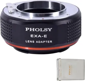 PHOLSY Lens Mount Adapter Compatible with Exakta Mount Lens to E Mount Camera Compatible with Sony a1 a9ii a7S a7R a7C a7 iv/iii, a7 a6600 a6500 a6400 a6300 NEX etc. NOT Compatible with Topcon Lens