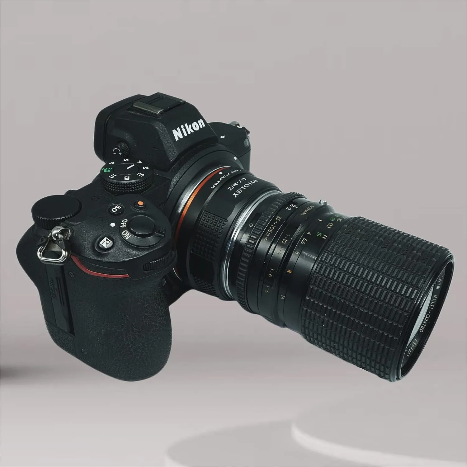 PHOLSY Lens Mount Adapter Manual Focus Compatible with Contax Yashica Mount Lens C/Y to Nikon Z Mount Camera Compatible with Nikon Z fc, Z30, Z9, Z8, Z6, Z7, Z5, Z50