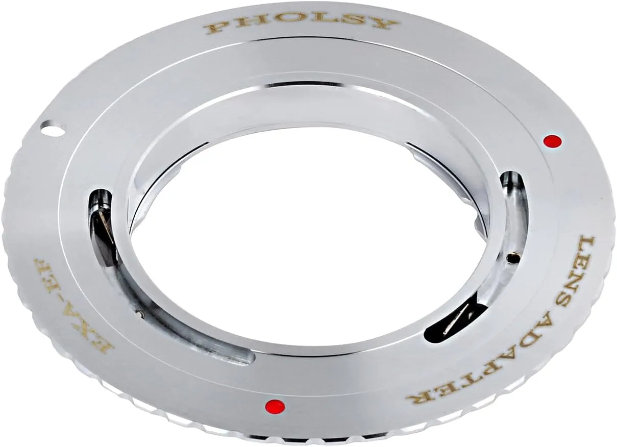 PHOLSY Lens Mount Adapter Manual Focus Compatible with Exakta (NOT Compatible with Topcon) Mount Lens to Canon EOS EF-Mount Camera Body, Exakta to EOS, Exakta to EF
