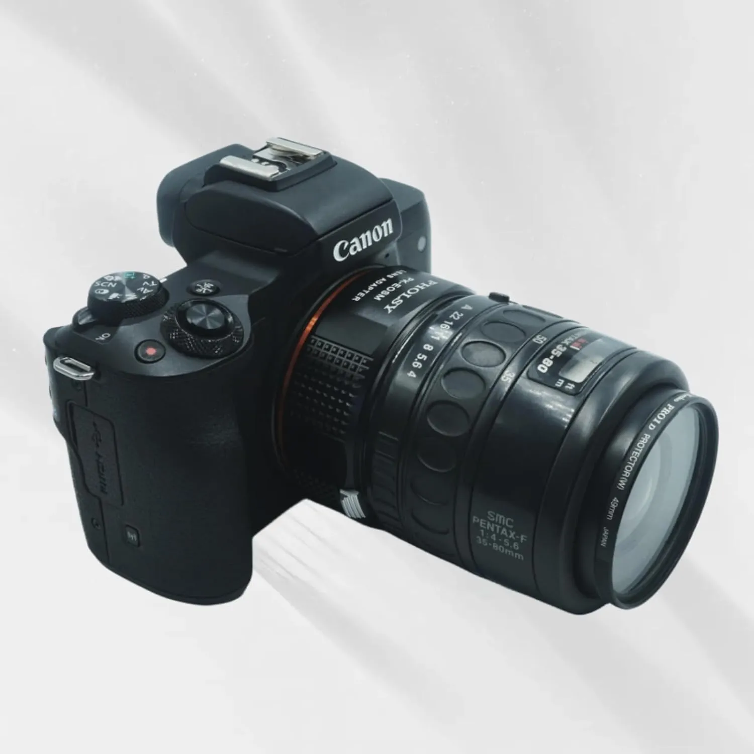 PHOLSY Lens Mount Adapter PK to EF-M Compatible with Pentax K PK Lens to Canon EF-M (EOS M) Camera Body EOS M, M2, M3, M5, M6, M10, M50, M100, M200, M50 II, M6 II, PK to EOSM