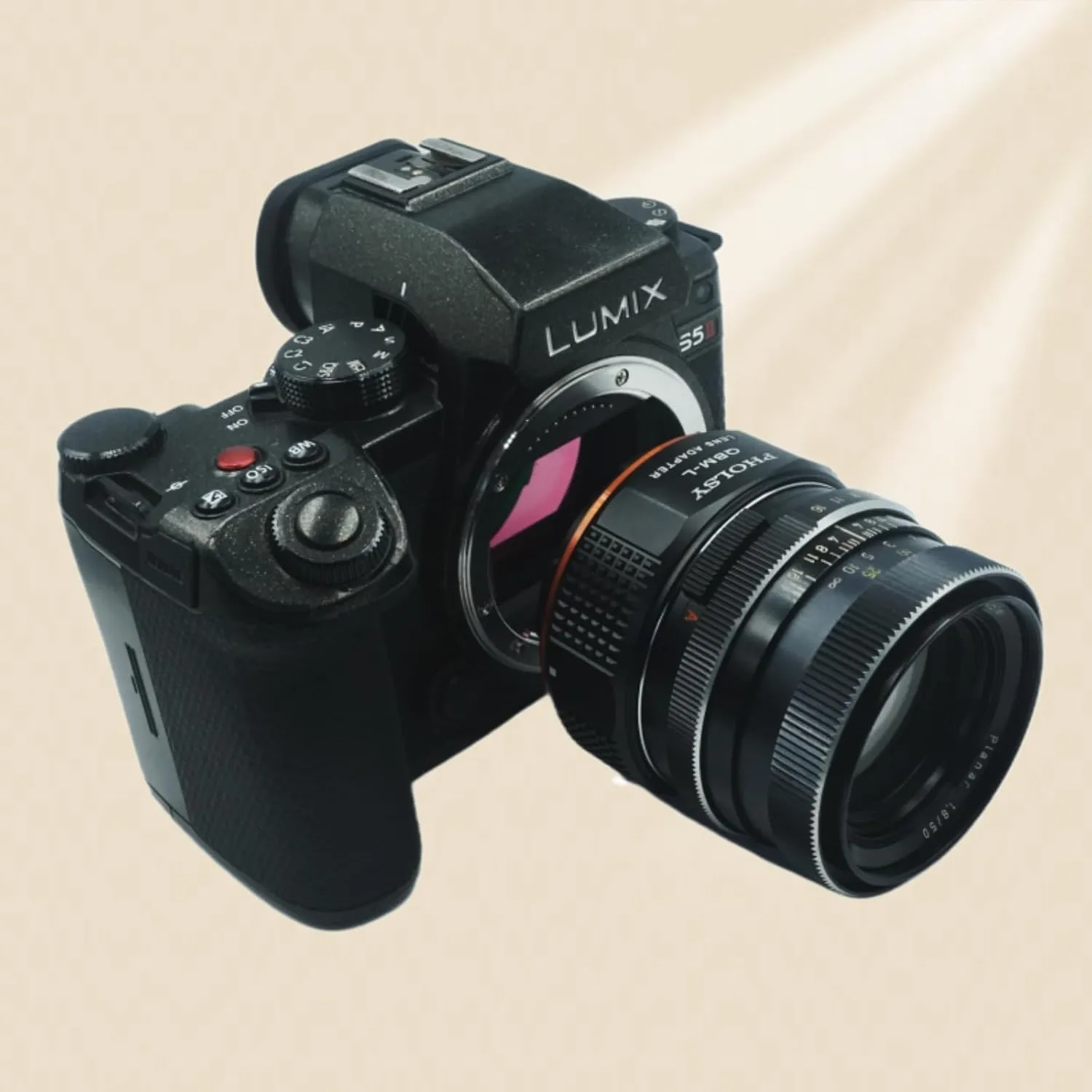 PHOLSY Lens Mount Adapter QBM to L Compatible with Rollei SL35 (QBM) Lens to Leica L Mount Camera Body Compatible with Leica SL2, SL2-S, CL, TL2, Lumix S5, S1, BS1H, SIGMA fp, fp L