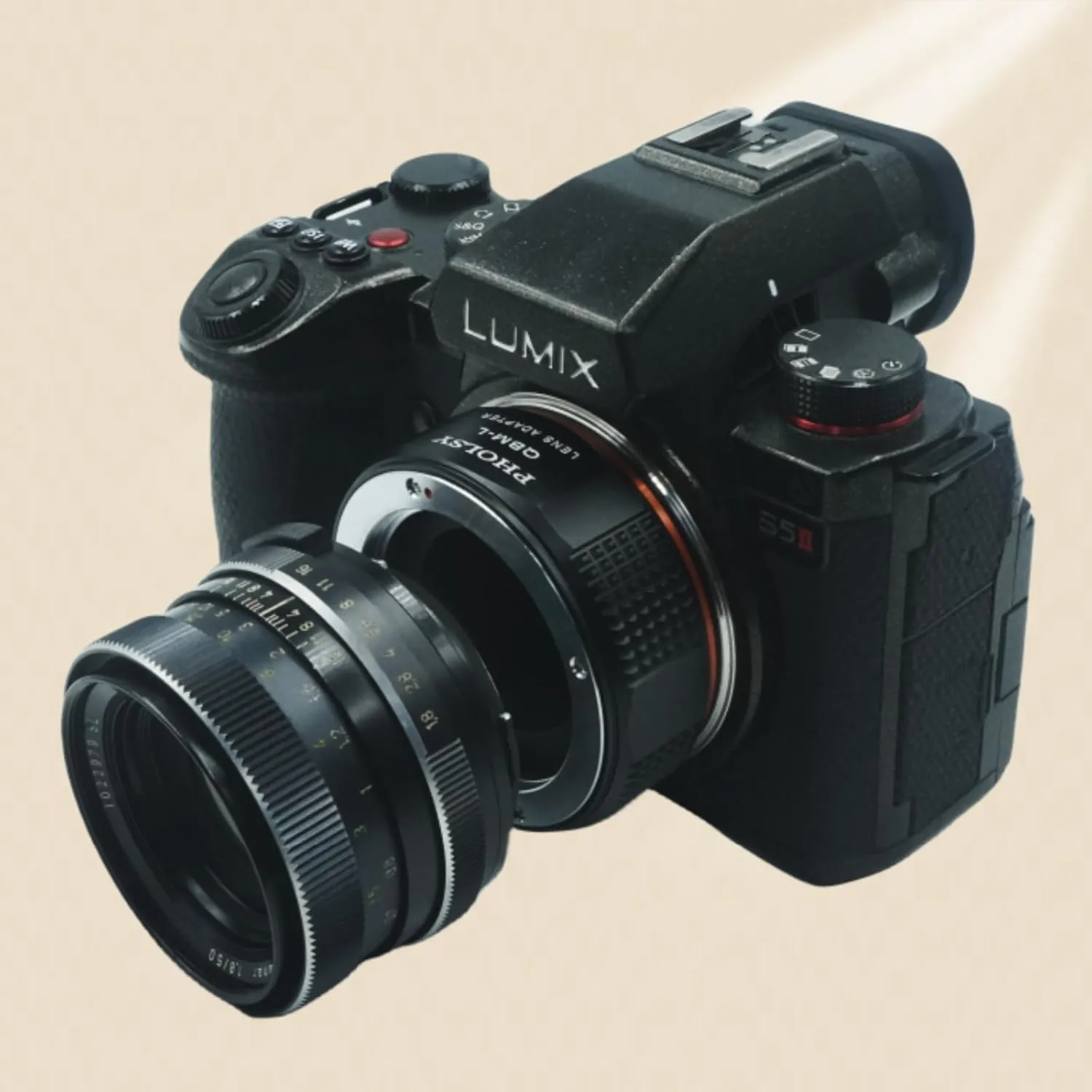 PHOLSY Lens Mount Adapter QBM to L Compatible with Rollei SL35 (QBM) Lens to Leica L Mount Camera Body Compatible with Leica SL2, SL2-S, CL, TL2, Lumix S5, S1, BS1H, SIGMA fp, fp L