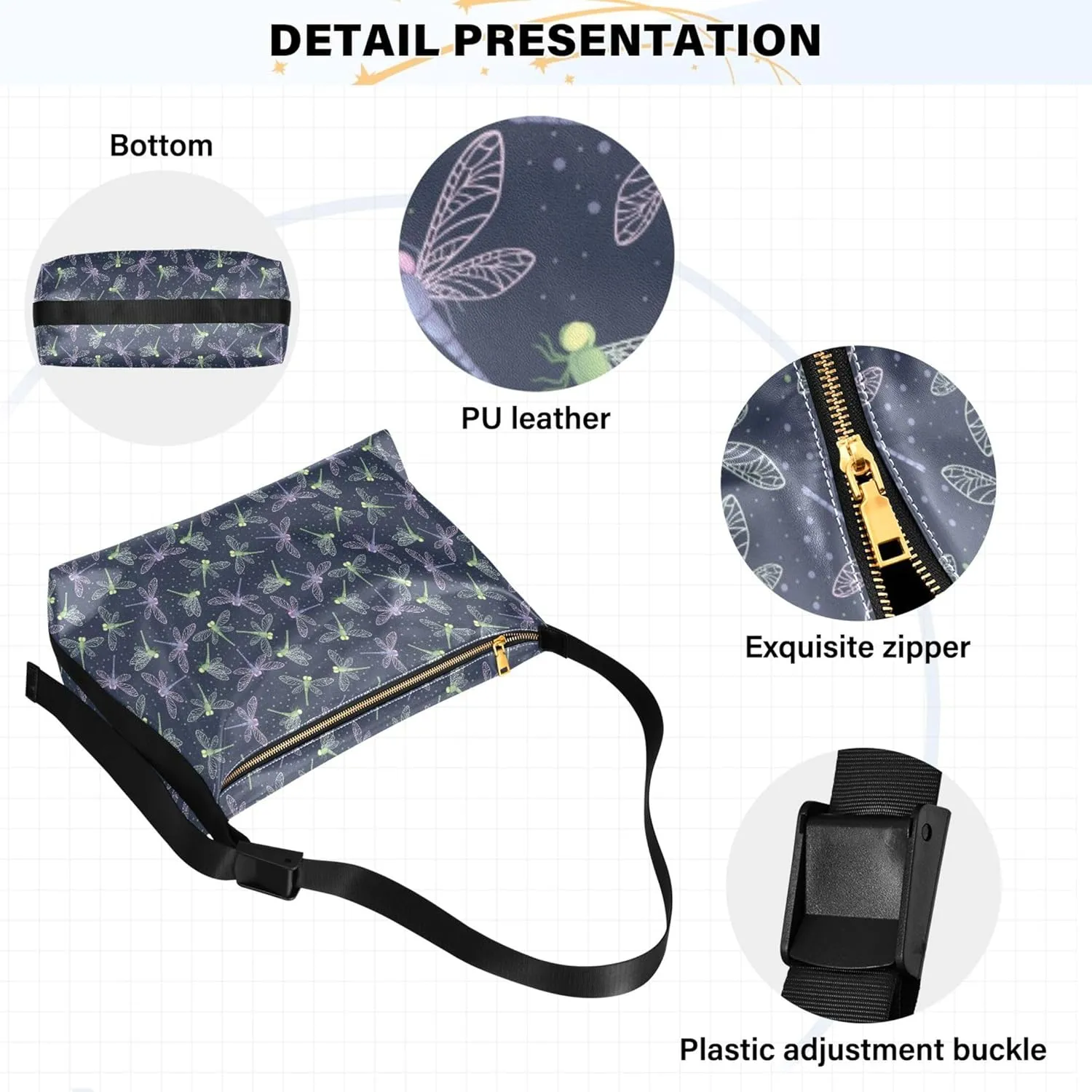 Pink Flamingos Funny Leather Hobo Purses for Women Large Crossbody Purses Animal Print Women Shoulder Handbags