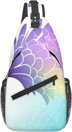 Pink Starfish Men's And Women's Small Crossbody Bags Chest Bags Daily Bags Are Suitable For Outdoor Hiking Trips