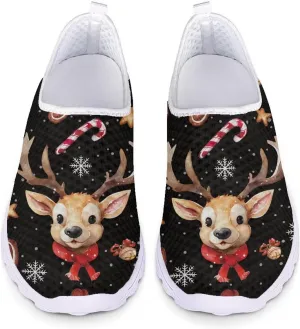 POLERO Water Shoes Fashion Shoes Lightweight Slip-On Shoes Flat Casual Walking Shoes for Women