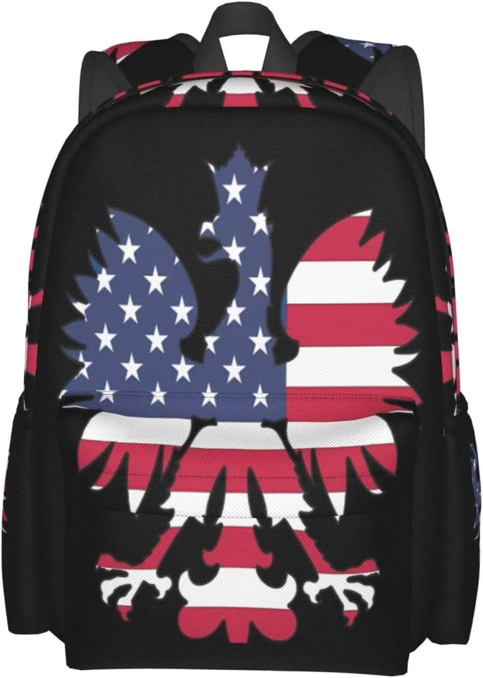 Polish American Eagle Laptop Backpack Work Travel Backpacks Business Rucksack Casual Outdoor Daypack with Adjustable Strap Bags for Sports Office Gym Hiking