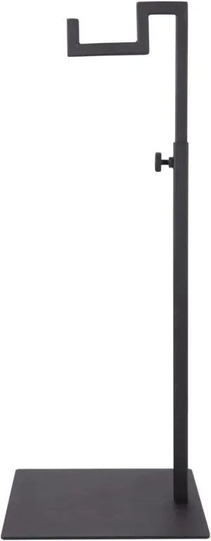 Polmart Countertop Adjustable Display Stand Stand for Handbags, Wreaths, Hats, Scarves, Jewelry & Crafts，Wear-resistant, quiet and sturdy metal base – Black