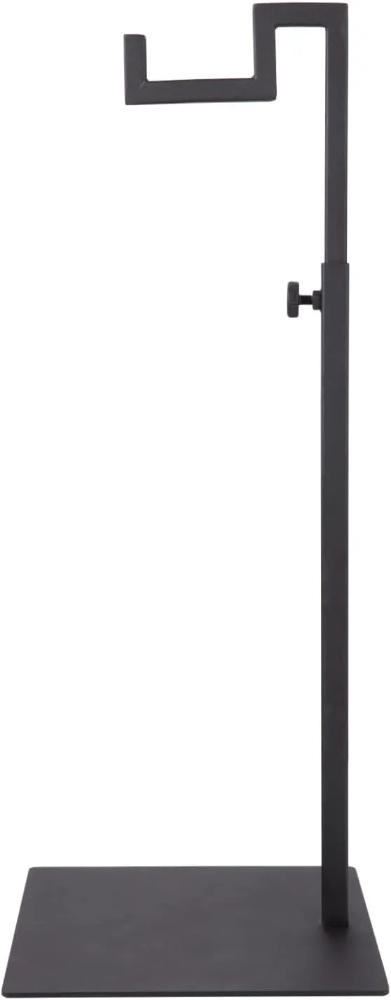 Polmart Countertop Adjustable Display Stand Stand for Handbags, Wreaths, Hats, Scarves, Jewelry & Crafts，Wear-resistant, quiet and sturdy metal base – Black