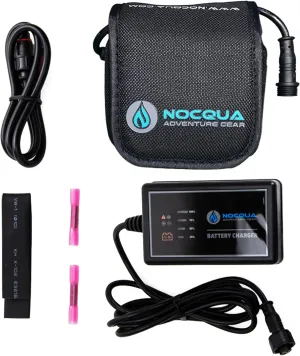 Pro Power Water-Resistant Battery & Charger Kit - Compatible with GPS, Depth & Fish Finders, & Most 12 Volt Electronics