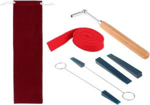 Professional Piano Tuning Kit, Universal Piano Tuning Tool Set Including Piano Tuning Hammer,Triangular Rubber Mutes Kit, Felt Temperament Strip and Bag