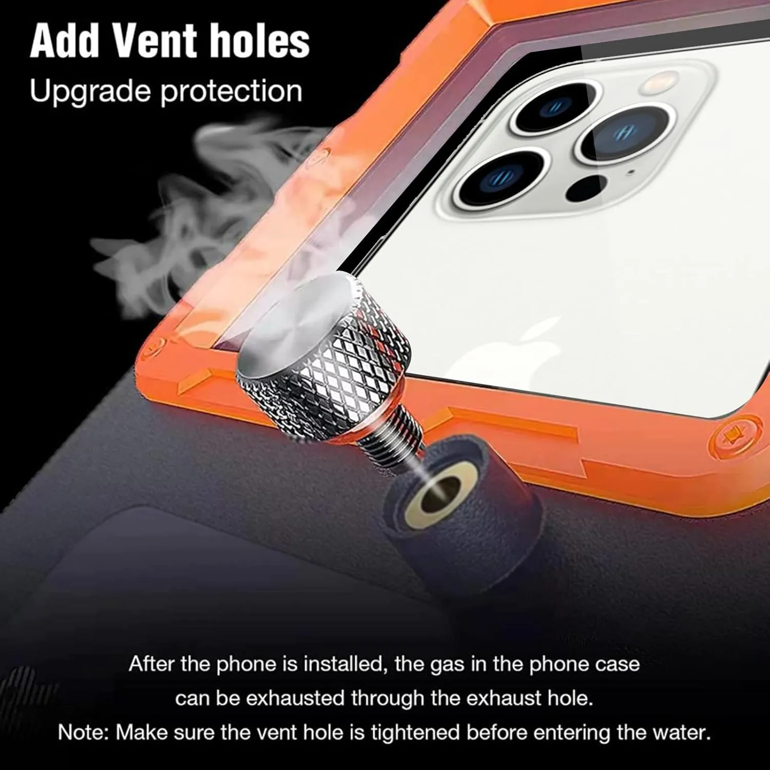 Professional Waterproof Diving Case for Snorkeling, 15M/50FT Underwater Photo & Video Protective Housings with Lanyard for iPhone 16/15/14/13/12Pro Max/XR/XS/X Samsung Galaxy S25/24/23/22 Ultra/Plus