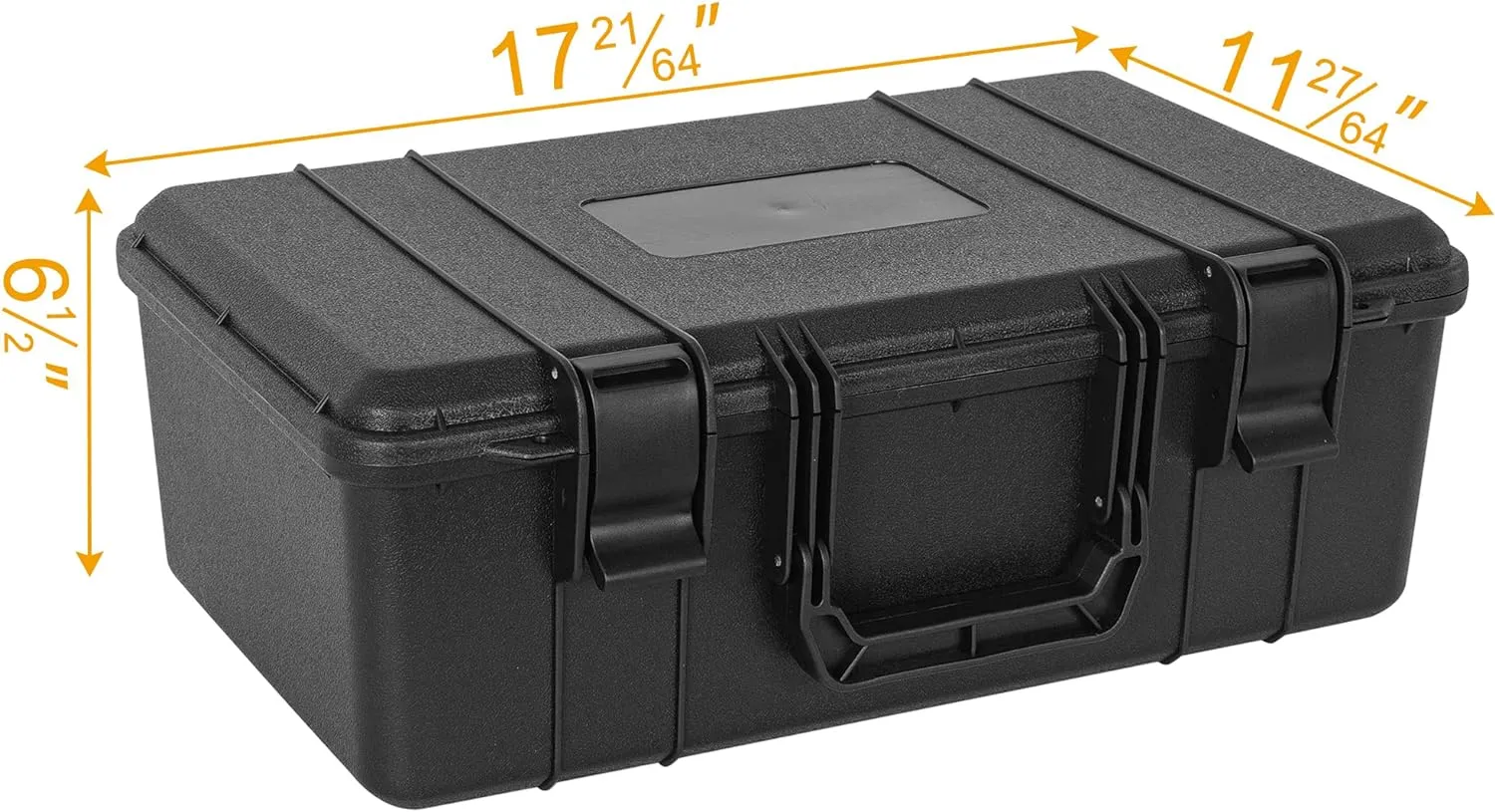 Protective Hard Case Shockproof Water-resistant with Customized DIY Foam fit for Camera, etc,17.3 X 11.5 X 6.5-Inch