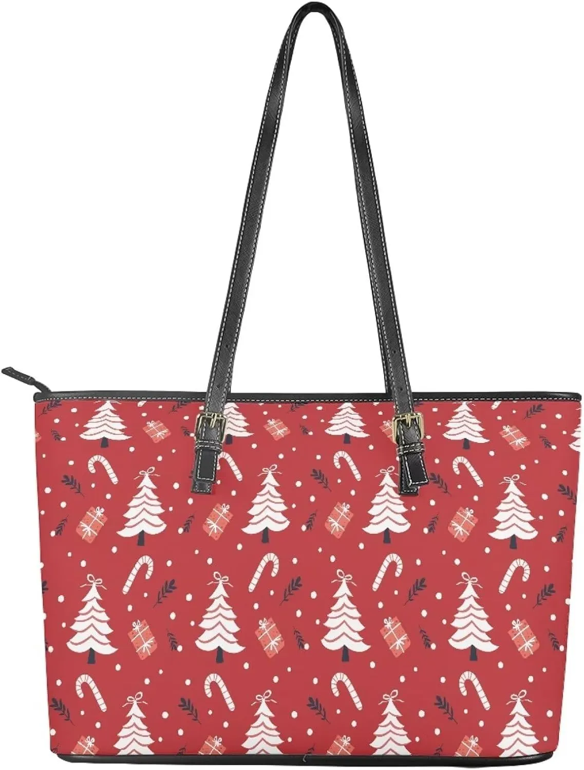 PU Leather Tote Shoulder Bag for Women Satchel Handbag with Top Handles Zipper Computer Bags Briefcase
