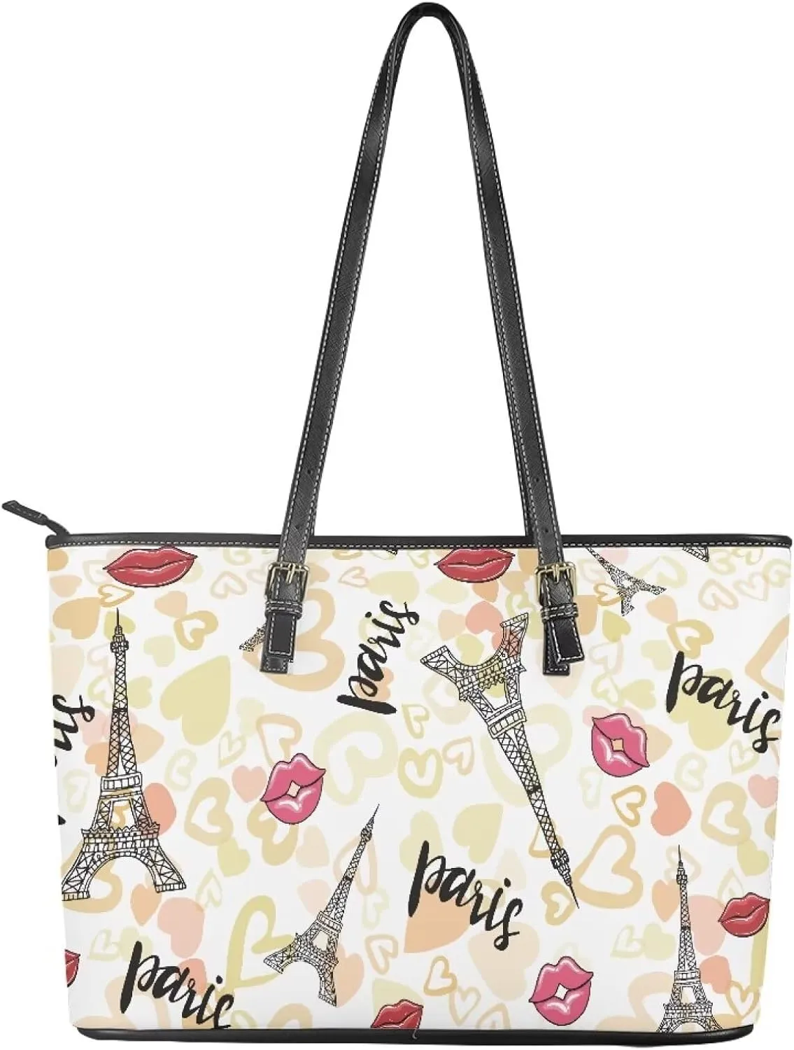 PU Leather Tote Shoulder Bag for Women Satchel Handbag with Top Handles Zipper Computer Bags Briefcase
