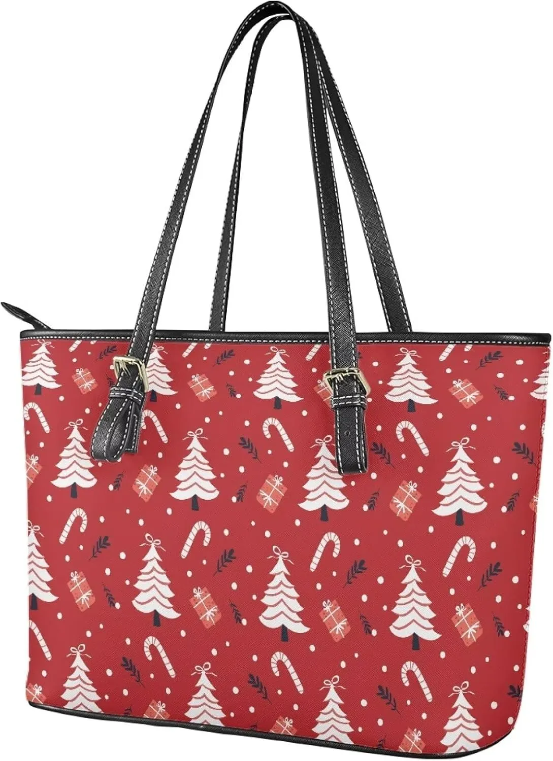 PU Leather Tote Shoulder Bag for Women Satchel Handbag with Top Handles Zipper Computer Bags Briefcase