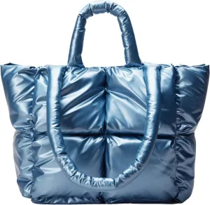 Puffer Shoulder Bag for Women Mini Down Satchel Hobo Bag Quilted Tote Bag Chic Purses 2024