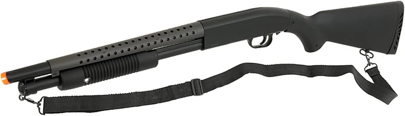 Pump Action Airsoft Shotgun with Full Metal/Steel Barrel 300 FPS (Airsoft Gun)