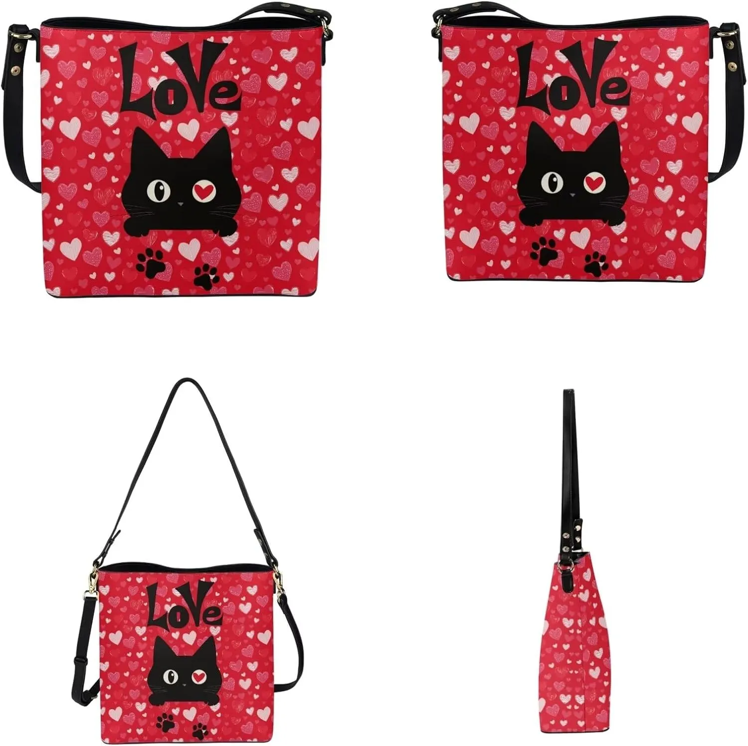 Purses for Women 2 Piece Set Shoulder Tote Purse with Long Wallet