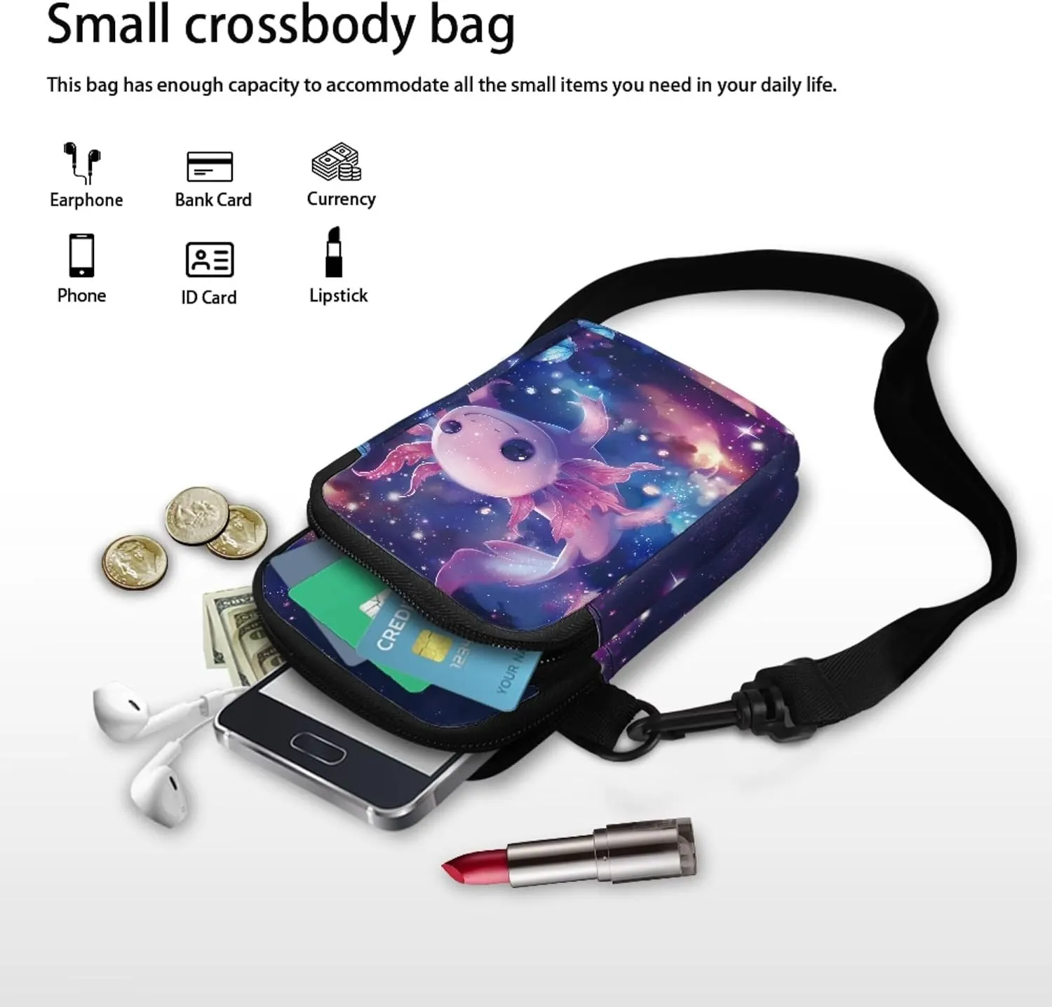 Purses for Women Crossbody Bag Small with Adjustable Strap for Daily Use
