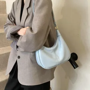 Purses for Women PU Leather Shoulder Bag Chic Hobo Bag for Work Prom Cocktail Travel