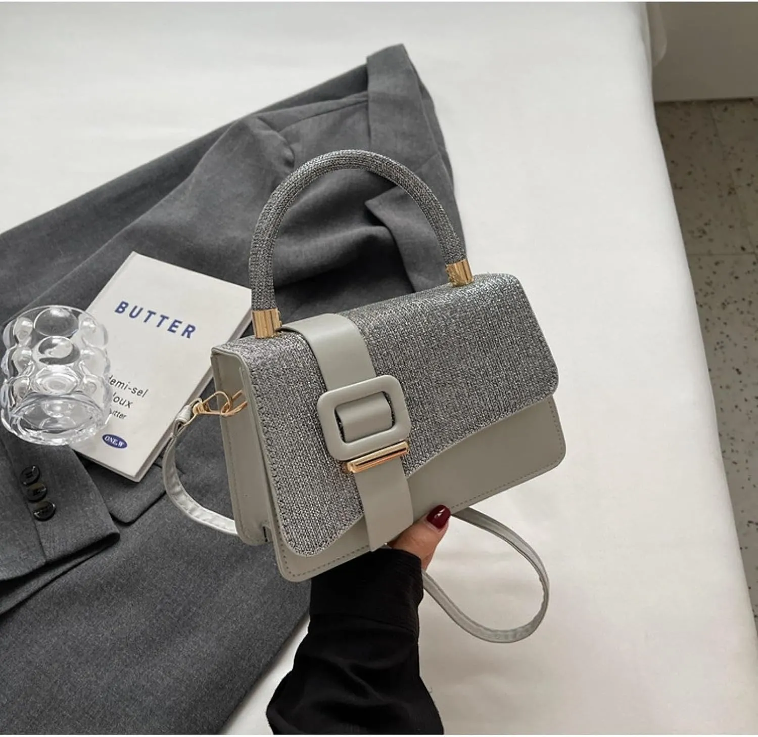 Purses For Women Textured Tote Bag 2 Versatile Shoulder Bag Crossbody Bag Handbags