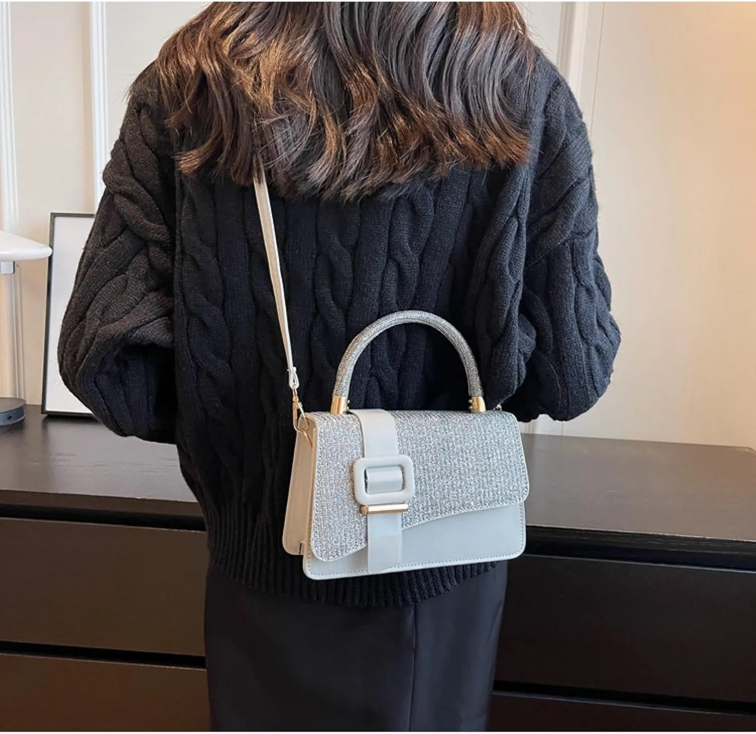 Purses For Women Textured Tote Bag 2 Versatile Shoulder Bag Crossbody Bag Handbags