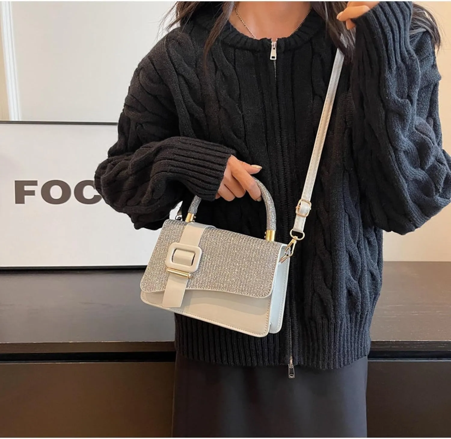 Purses For Women Textured Tote Bag 2 Versatile Shoulder Bag Crossbody Bag Handbags